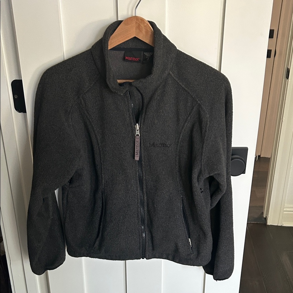 Marmot Charcoal Gray Fleece Jacket